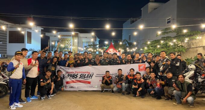 Rindu Berbuat Kebaikan Ala Bikers Soleh Honda Community
