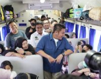 Herman Deru Lepas 1.200 Pemudik Gunakan Moda Transportasi Kereta Api 