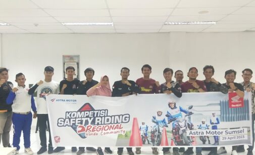 Astra Motor Sumsel Gelar Kompetisi Safety Riding Tingkat Regional