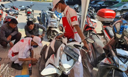 Service Visit Honda Manjakan Karyawan PT Semen Baturaja