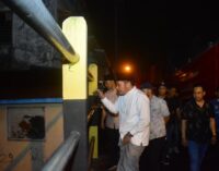 Herman Deru  Langsung  Tinjau Lokasi Kebakaran di Kelurahan 27 Ilir 