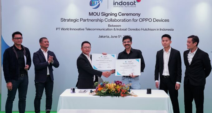 Indosat dan OPPO Indonesia Jalin Kemitraan Stategis