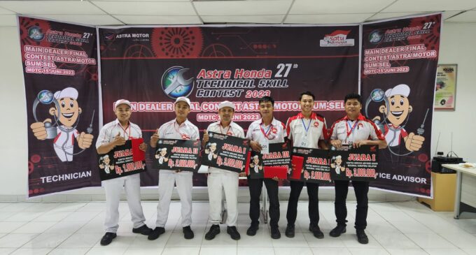 Astra Motor Sumsel Sukses Gelar Technical Skill Contest 2023, Ini Nama – Nama Pemenangnya