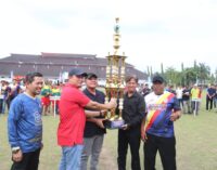 12 Tim Berlaga di Turnament Football Usia 45 Piala Gubernur