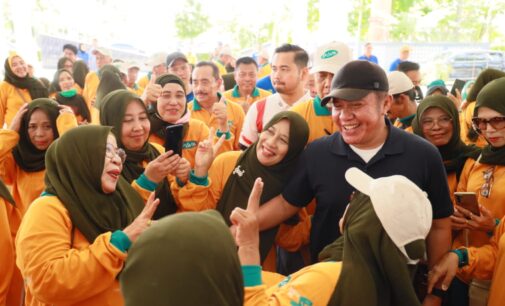 Gubernur Herman Deru Hadiri Temu Kangen Alumni SMA Negeri 3 Palembang