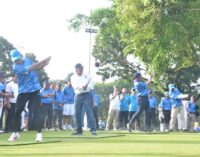 Wagub Mawardi Buka Turnamen Golf HUT Sumsel ke 77