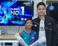 Kampanyekan “Inspire Future Dreams”, AQUA Elektronik Gelar Meet and Greet Bersama Anthony Ginting