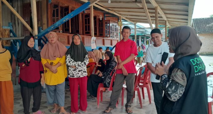 LKC Dompet Dhuafa Sumsel Gelar Pemicuan STBM Pilar 1 di Desa Sukabumi