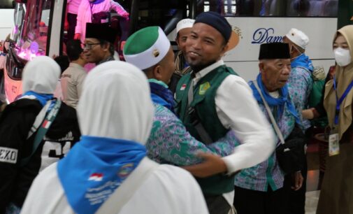 357 Jemaah Kloter 1 Tiba di Palembang, 2 Meninggal di Tanah Suci