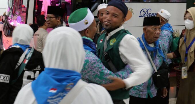 357 Jemaah Kloter 1 Tiba di Palembang, 2 Meninggal di Tanah Suci