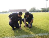 Herman Deru Temani Erick Tohir Pantau Seleksi Pemain Sepakbola Timnas Piala Dunia U 17