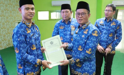 817 PPPK Kemenag Sumsel Terima SK Pengangkatan