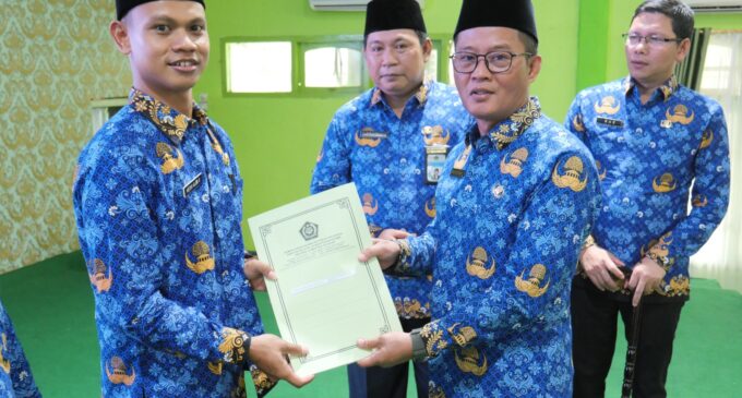 817 PPPK Kemenag Sumsel Terima SK Pengangkatan