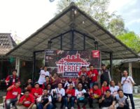 Puluhan Bikers Honda Convoy Merdeka Keliling Palembang