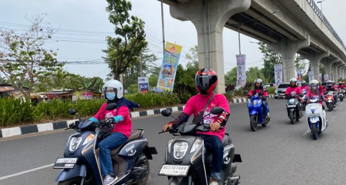 Perkuat Solidaritas, Bikers Honda Gelar Genio Movie Ride