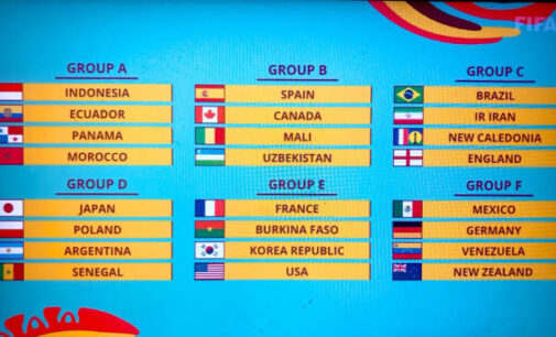 Drawing Piala Dunia U-17 : Ini Kompetitor Indonesia di Grup A