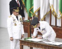 Mendagri Lantik Agus Fatoni Sebagai Penjabat Gubernur Sumsel