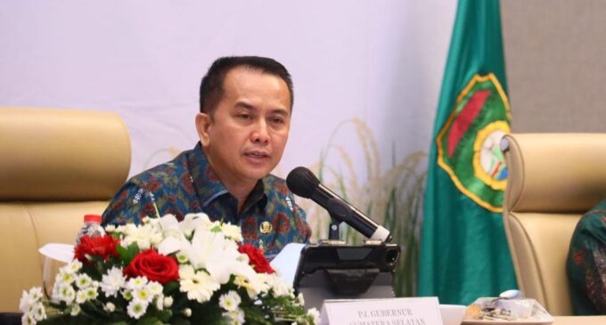 Pemerintah Provinsi, Kabupaten dan Kota Se-Sumsel Serentak Tandatangani NPHD Dana Pilkada
