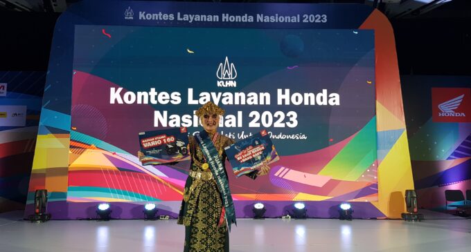 Novianti Hasima, Front Line People Terbaik Kontes Layanan Honda Nasional 2023