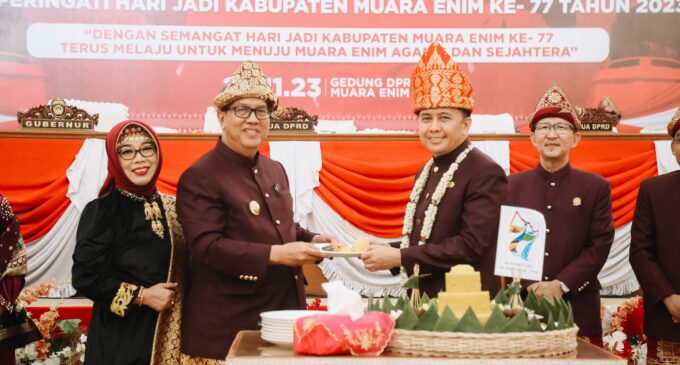 Pj Gubernur Agus Fatoni Resmikan Mall Pelayanan Publik Kabupaten Muara Enim