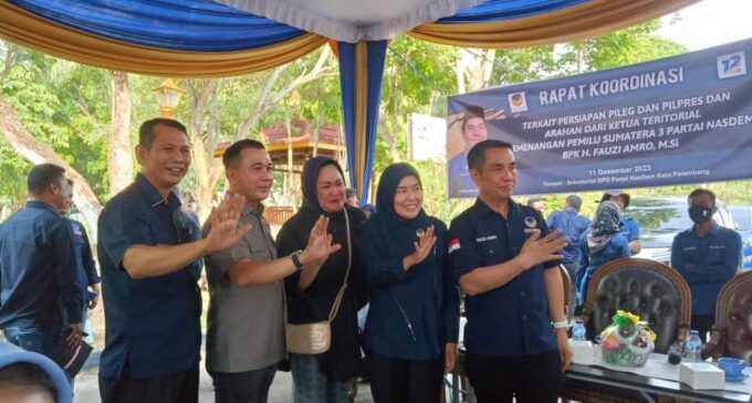 Incar 10 Kursi, Nasdem Bidik Suara Terbanyak di Kota Palembang