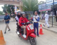Astra Motor Sumsel Gelar Edukasi Safety Riding Bagi Pelajar SMKN 1 Penukal PALI