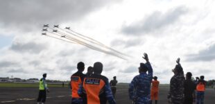Komandan Lanud SMH Palembang Lepas Keberangkatan JAT dalam Evant Singapore Air Show 2024
