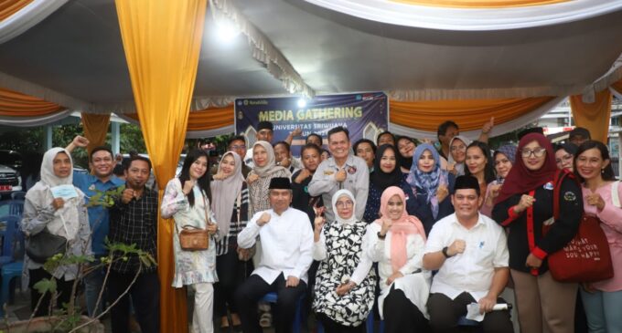 Media Gathering Bersama Media, Rektor Unsri Taufik Marwa Apresiasi Kerja Jurnalis