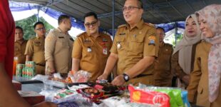 Disperindag Kota Palembang Gelar Pasar Murah, Warga Serbu 600 Paket Beras