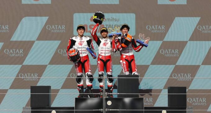 Raih Podium Tertinggi, Pebalap Astra Honda Lanjutkan Kejayaan di Asia Talent Cup Qatar