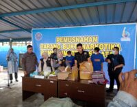 BNN Sumsel Musnahkan BB 1,991 Gram  Sabu – Sabu dan 20,4 Gram Ganja