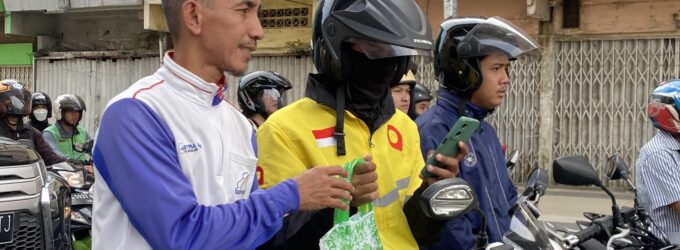 Bikers Soleh Honda Community Gelar Bakti Sosial