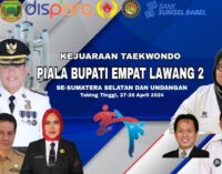 Raih Hasil Gemilang, Taekwondo Banyuasin Juara Umum 3 Piala Bupati Empat Lawang