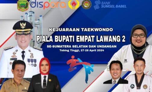 Raih Hasil Gemilang, Taekwondo Banyuasin Juara Umum 3 Piala Bupati Empat Lawang
