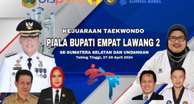 Raih Hasil Gemilang, Taekwondo Banyuasin Juara Umum 3 Piala Bupati Empat Lawang