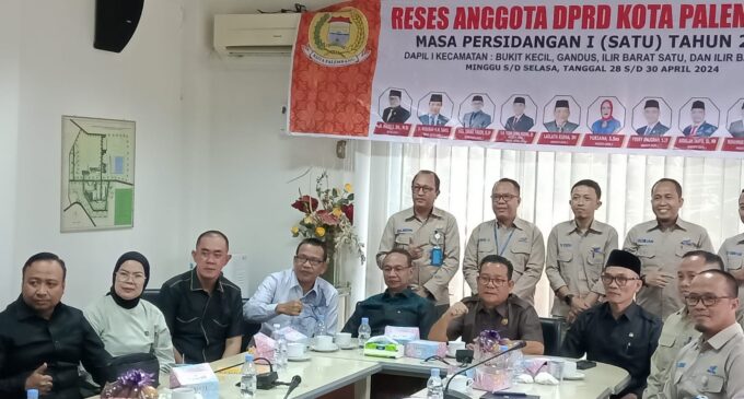 Reses Dapil I DPRD Kota Palembang, Sambangi Perumda Tirta Musi dan Perumda Palembang Jaya