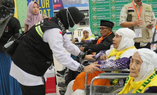 Embarkasi Palembang Siapkan Fast Track Bagi Jemaah Lansia