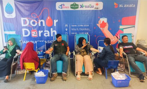 Karyawan XL Axiata Gelar Donor Darah di Pekanbaru