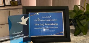 Hotel The Zuri Palembang Raih Penghargaan “Exceptional Guest Experience 2023 Premium” dari Traveloka