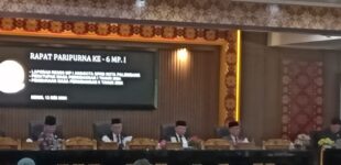 Rapat Paripurna DPRD Kota Palembang Sampaikan Hasil Reses
