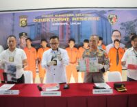 Enam Pelaku Perampokan Toko Sembako Disertai Pelecehan di Kenten Laut Ditangkap Jatanras