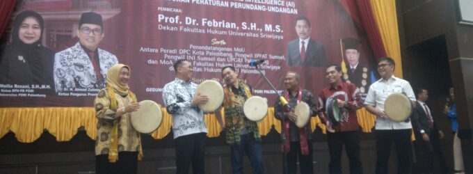 UPGRI Palembang Launching Program Studi Hukum Bisnis Fakultas Hukum