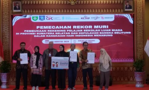 Catat Rekor Muri, Siswa SLB se Sumsel Babel Buka 3.184 Rekening Tabungan Pelajar