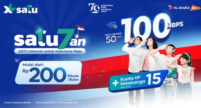 Rayakan HUT RI ke 79, XL Axiata Guyur Beragam Promo Spesial Hingga 45 Persen