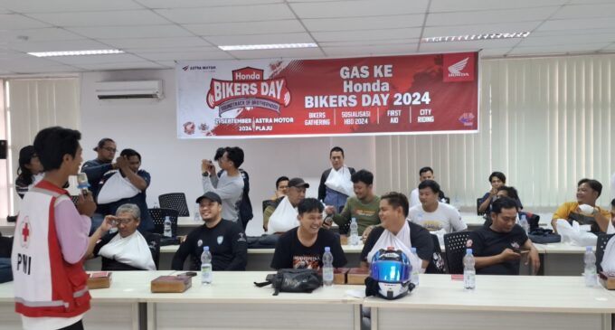 Persiapan Astra Motor Sumsel bersama Komunitas, Gas ke Honda Bikers Day 2024