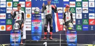 Pebalap Astra Honda Cetak Podium Perdana di Thailand Talent Cup 2024