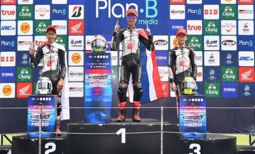 Pebalap Astra Honda Cetak Podium Perdana di Thailand Talent Cup 2024