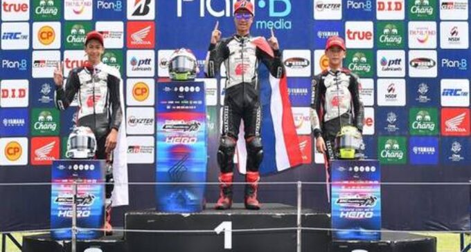 Pebalap Astra Honda Cetak Podium Perdana di Thailand Talent Cup 2024