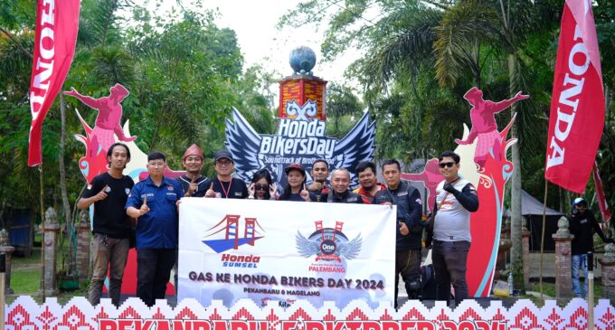 Bikers Honda Sumsel Taklukkan 730 KM, Semarakkan HBD 2024 Regional Sumatera di Pekanbaru