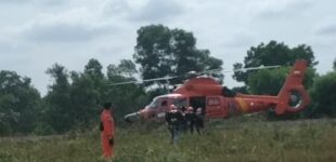 BASARNAS Bersama Lanud SMH Gelar Latihan Gabungan Heli Rescue